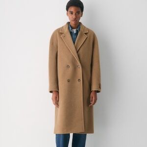 Aritzia The Slouch Coat - (Re)Camel Wool in Cocoa Sand in XXS